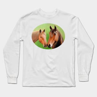 Chestnut Horses Long Sleeve T-Shirt